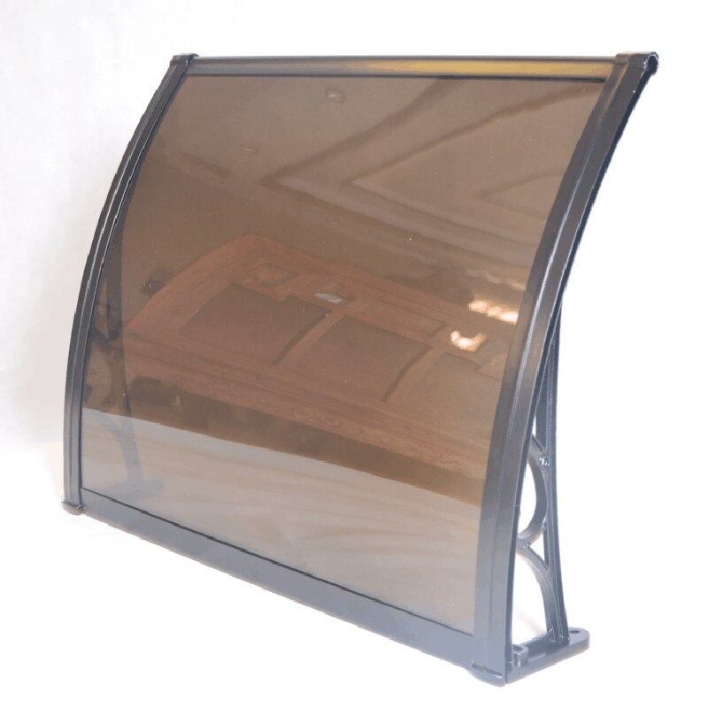 Multi-size Brown DIY Door And Window Awning Canopy Sun Shelter Awning Tent Awning Window Canopy Rain Shelter Roof Sun Shade HWC