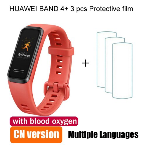 Alkuperäinen huawei band 4 älykello älykello sykemittari kellotaulut usb-liittimen lataus: Cn  b4 oranssi  n 3f