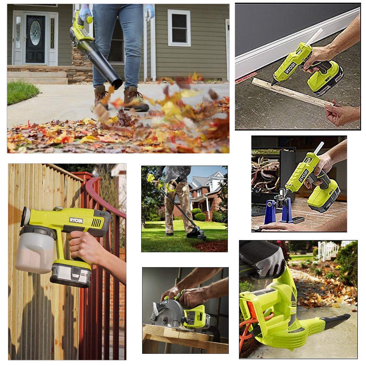 Replacement for Ryobi One+ 18V Li ion Rechargeable Battery 5.0Ah/6.0Ah P108 RB18L50 RB18L40 RB18L25 with LED Indicator for Tools