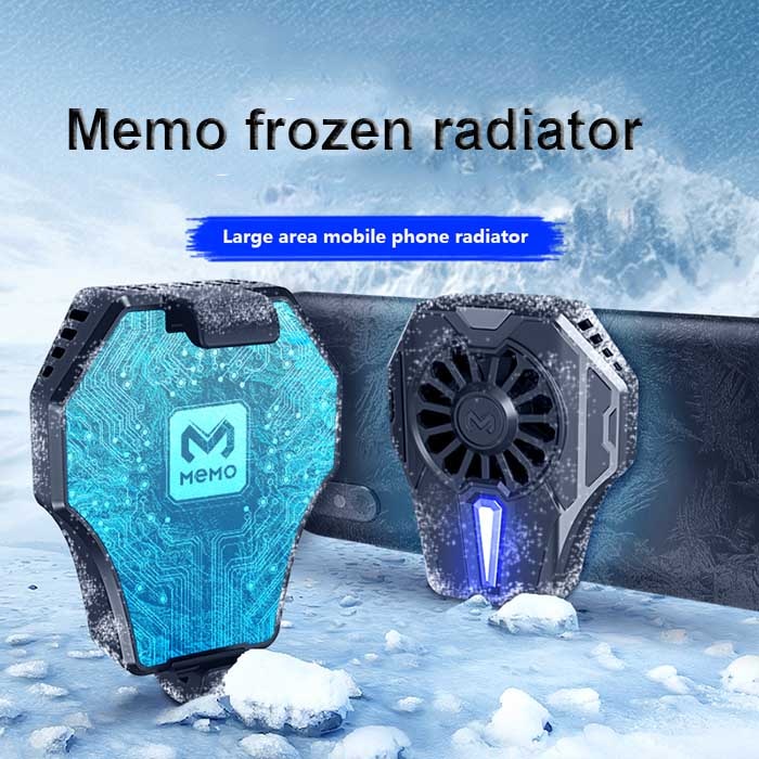 Memo telefone móvel radiador jogo universal telefone refrigerado a água refrigerador portátil ventilador titular dissipador de calor para iphone samsung huawei