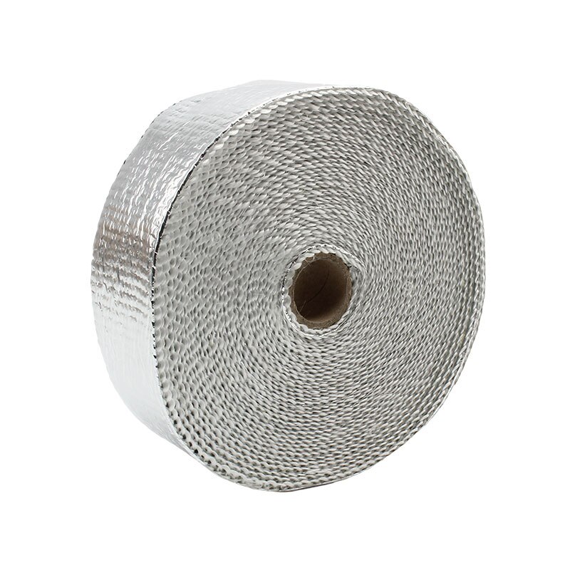 5cm*5M Exhaust Heat Wrap Thermal Tape Fiberglass Heat Wrap Manifold Insulation Roll Resistant with Stainless Ties
