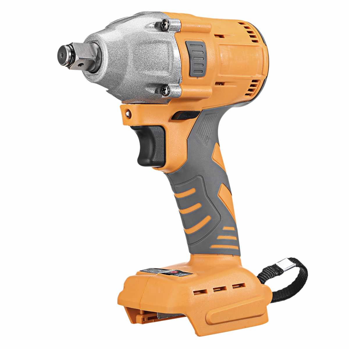 18V Impact Wrench Brushless Cordless Electric Wrench Power Tool 520N.m Torque Rechargeable For Makita Battery DTW285Z: Yellow