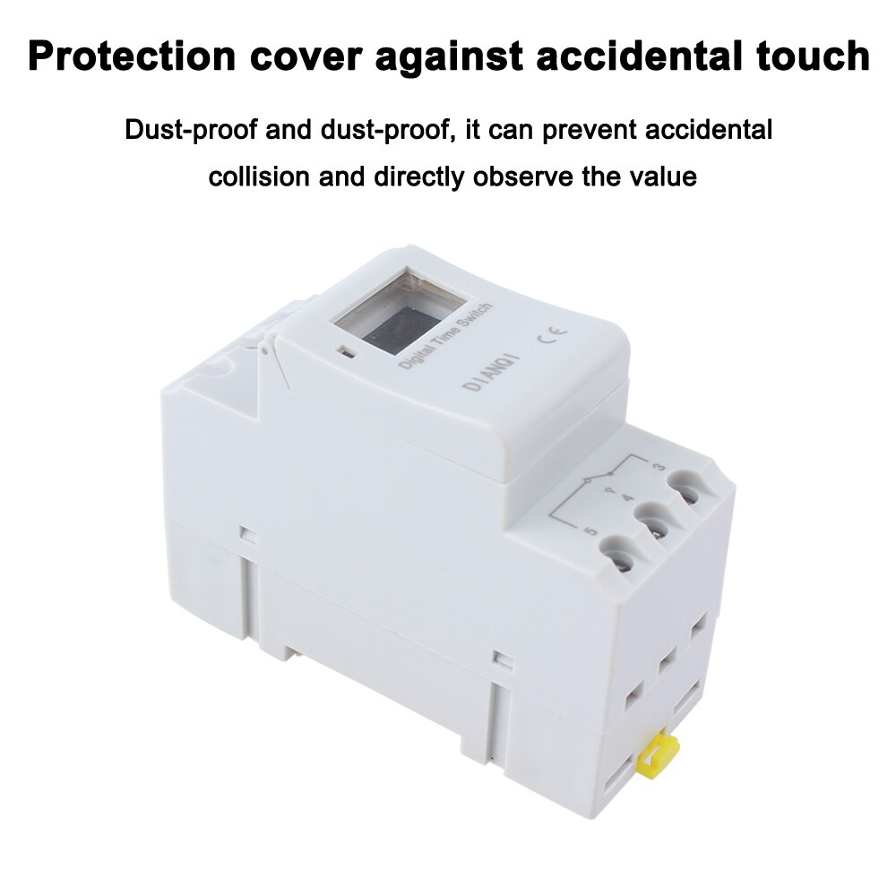 Timer Switch Din Rail Digitale TP8A16 Wekelijkse Programmeerbare Elektronische Microcomputer Schakelklok 220V 230V 6A-30A 12V Ac bell Ring