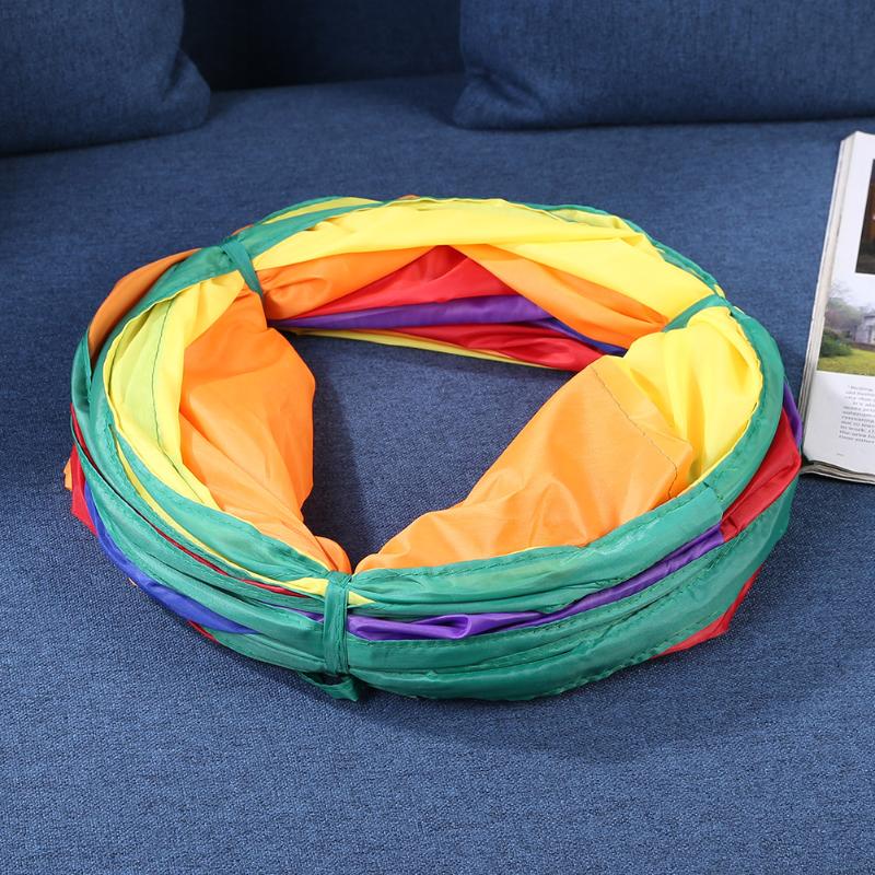 S-vormige regenboog kattentunnelbuis speelgoed voor katten en kittens, opvouwbaar interactief speelgoed voor kittens, huisdierbenodigdheden