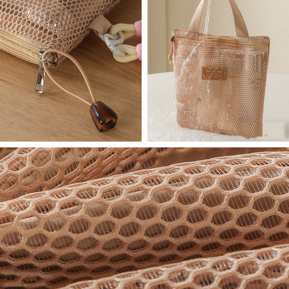 Mesh Clear Makeup Storage Small Bag Pillow Lipsticks Cosmetic Washbag Pouch Large Capacity Mini Women Organizer Bag Clutch Bag
