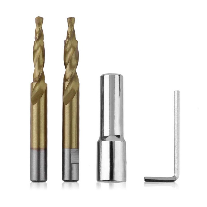 Damaged Glow Plug Removal Remover Thread Repair Car Garage Tool Kit Drill Wrench Spark Plug Gap Damage Extractor Tool Kit