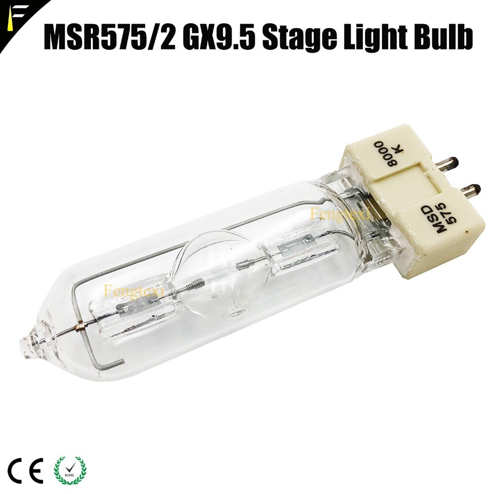 Msr 575/2 gx9.5 dator skakande pannlampa hsr 575/2 spotlight 575w single end video - belysning msr 575 metallhalogenlampa