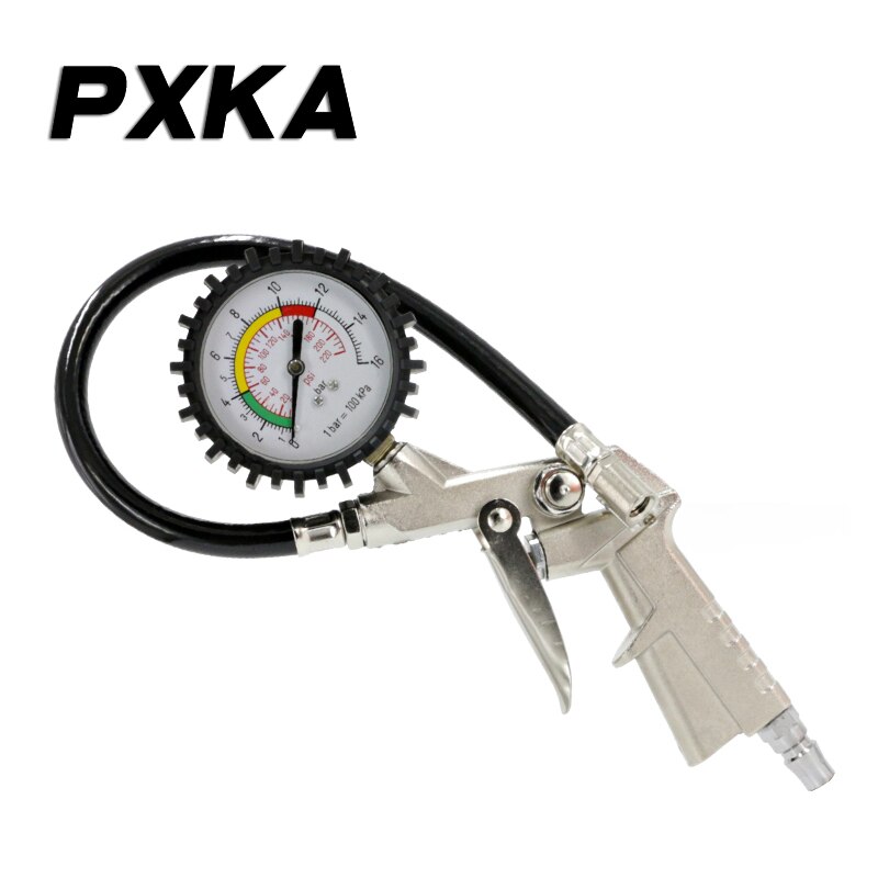 Automobile inflating nozzle inflating gun head tire tool inflating nozzle joint pressure gauge monitor