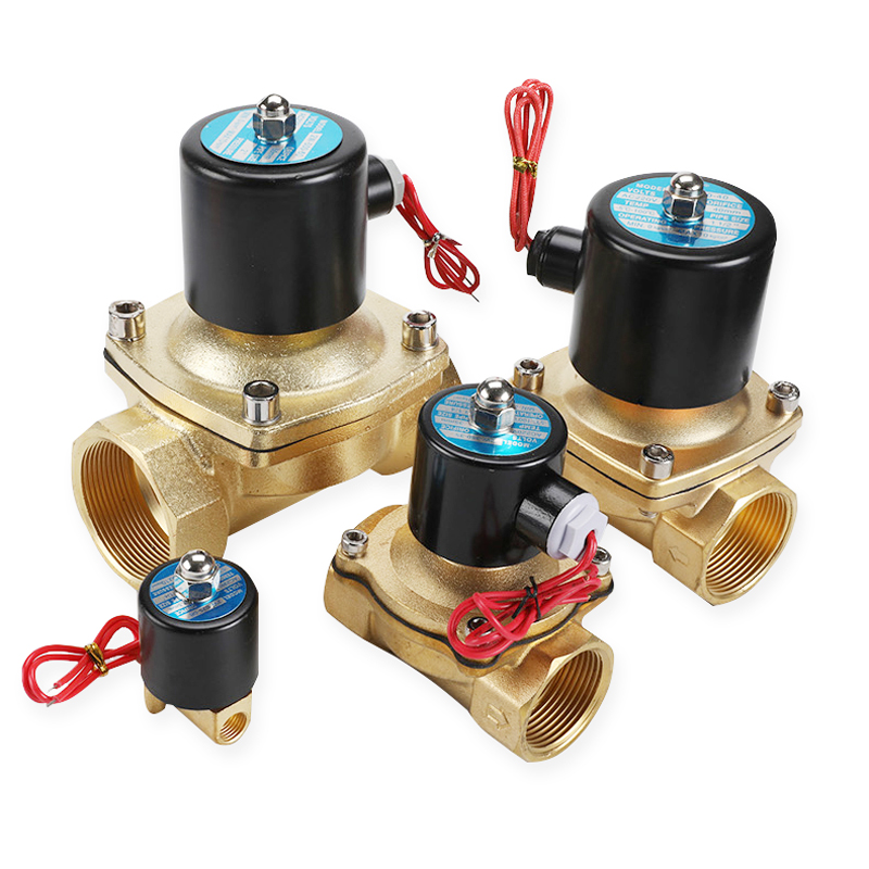 Électrovanne électrique 1/4 "3/8" 1/2 "3/4" 1 "DN08 DN10 DN15 DN20 DN25 N/C, vanne pneumatique pour eau, huile et Air 12V/24V/110V/220V