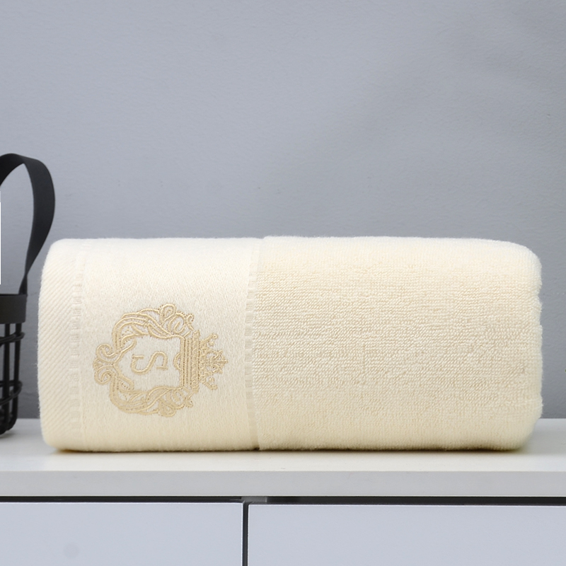 1/5/10pcs White Cotton Towel Set Embroidered Towels Set Highly Absorbent Towels Cover For Bathrooms, Gyms, Hotels And Spas: XS（old） / 22#