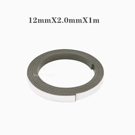 1M DIY stärker flexibler Magnetstreifen, selbstklebendes Magnetband, Gummi-Magnetband, weiches Streifenband, stärker Rückenkleber, 39,37 Zoll: 2M / Weiß