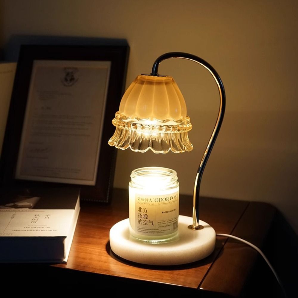 Aromadiffusor, aromatherapie-kerzenlampe, schreibtischlampe, aromatherapie-kerzenlicht mit zeitschaltuhr, kupfer, stimmungsvolle beleuchtung