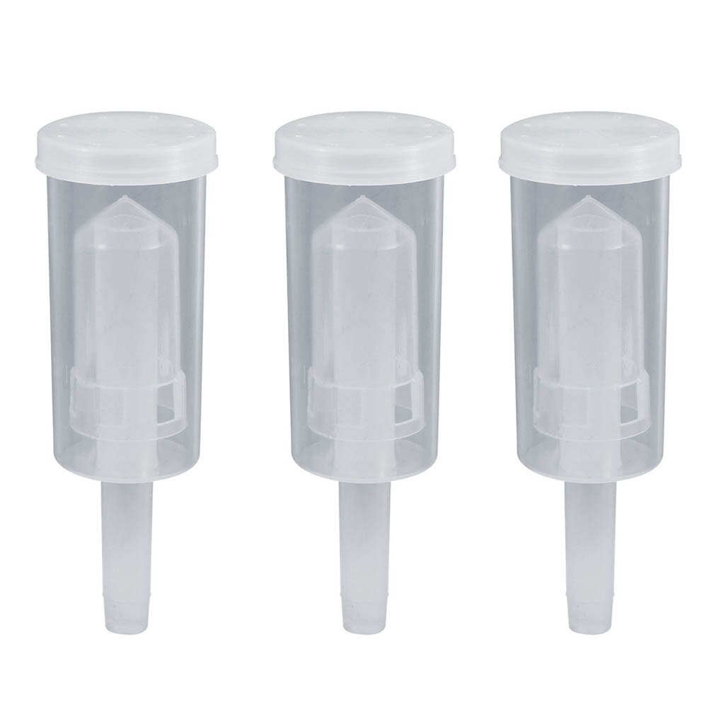 Fermentador de cilindro de cerveza casera, bloqueo de aire, válvula de retención sellada de agua de escape unidireccional para fermentación de cerveza, fermentador de vino, 1/3 Uds.