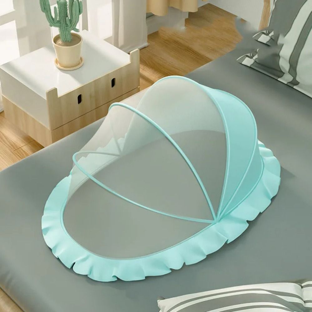 Cama dobrável prática mosquiteira acessórios indefinidos dossel yurt plástico proteção solar mosquiteira
