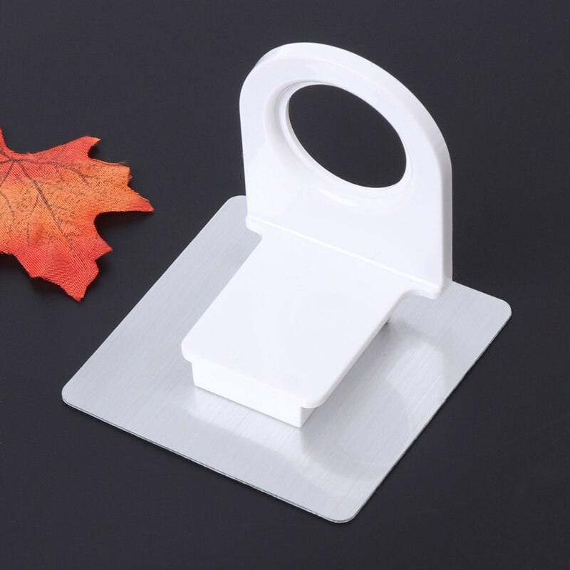 Bathroom Wall Mounted Magic Sticky Shampoo Bottle Hanging Hook Holder Organizer Max 5kg