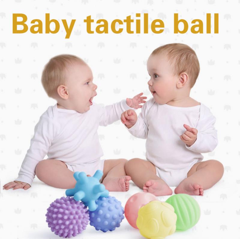 Baby Tactile Golfer De Bal Vangen Rubber Soft Speelgoed Bijtring Tactile Sensorische Training Massage Kinderen Vroege Onderwijs Bal