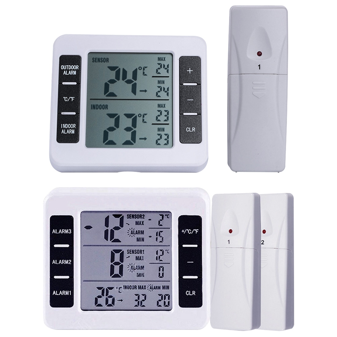Elektronische Draadloze Koelkast Thermometer Digitale Thermometer Met Afstandsbediening Sensor Min/Max Update Display