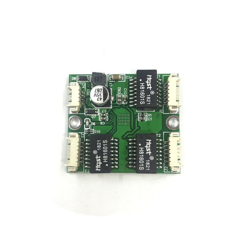 38*34 Mini mini debole box di cablaggio di rete scatola di 5 V 12 V 3/4 porta 3 vie 10/ 100 Mbps built-in switch di rete modulo switch di rete