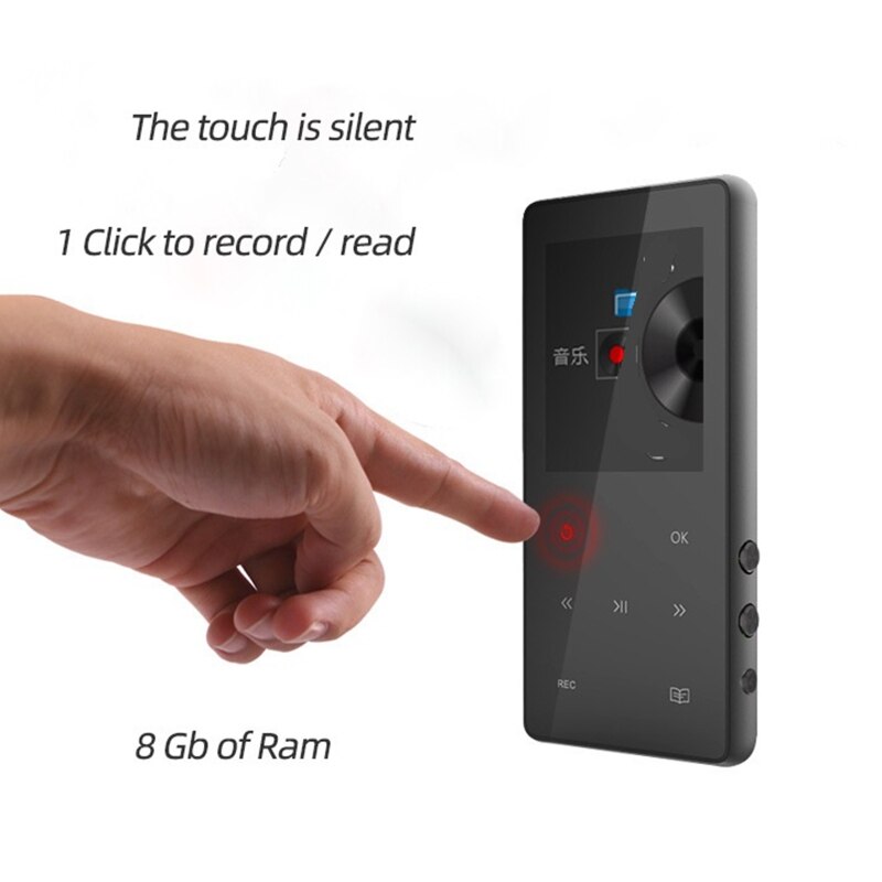 1.8inch OLED Screen Portable Media Player Long Playing Time FM Radio MP3 Player