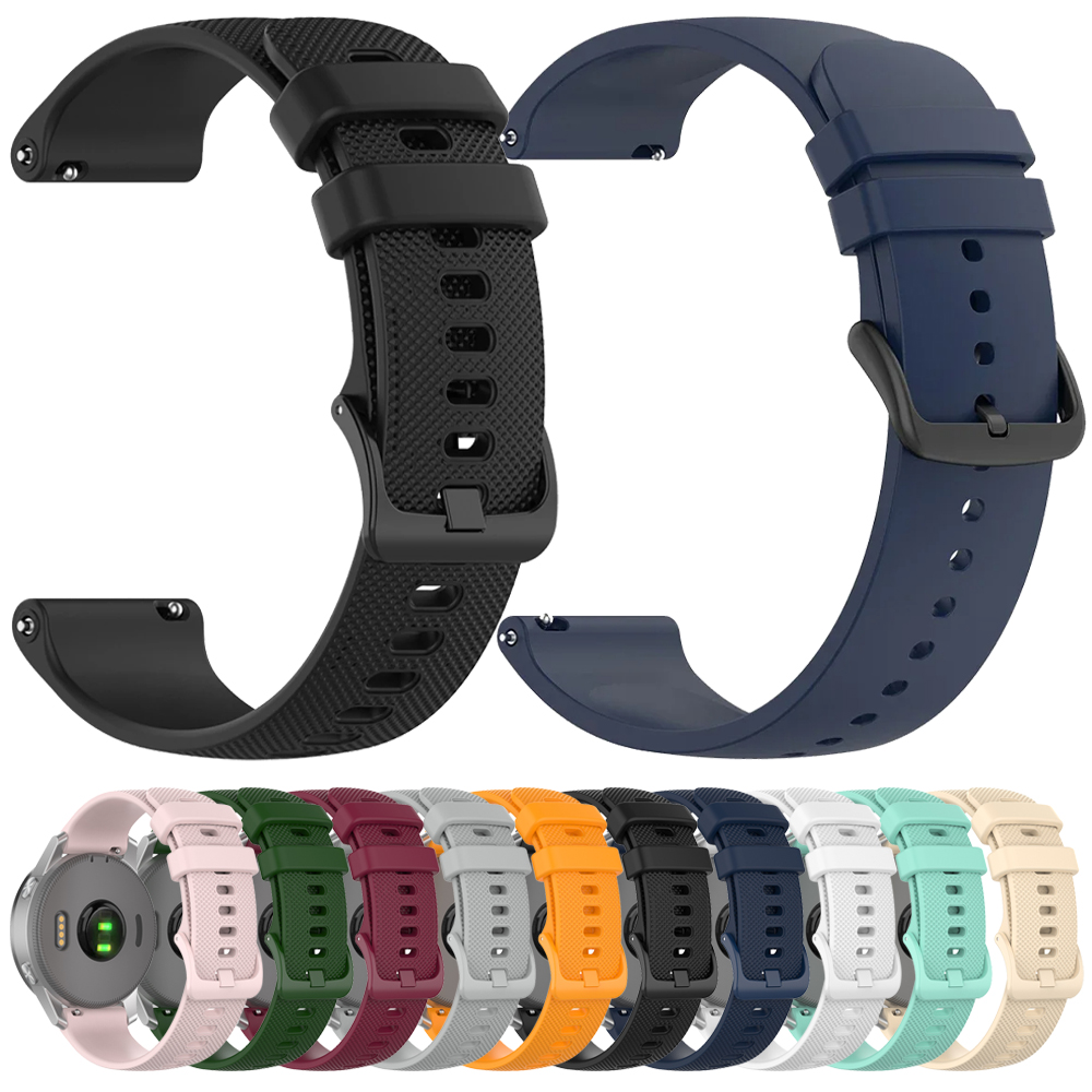Sports silikone urrem til garmin venu 3 rem, forerunner 265 255 music, vivoactive 4 urrem til garmin venu  sq 2 armbånd