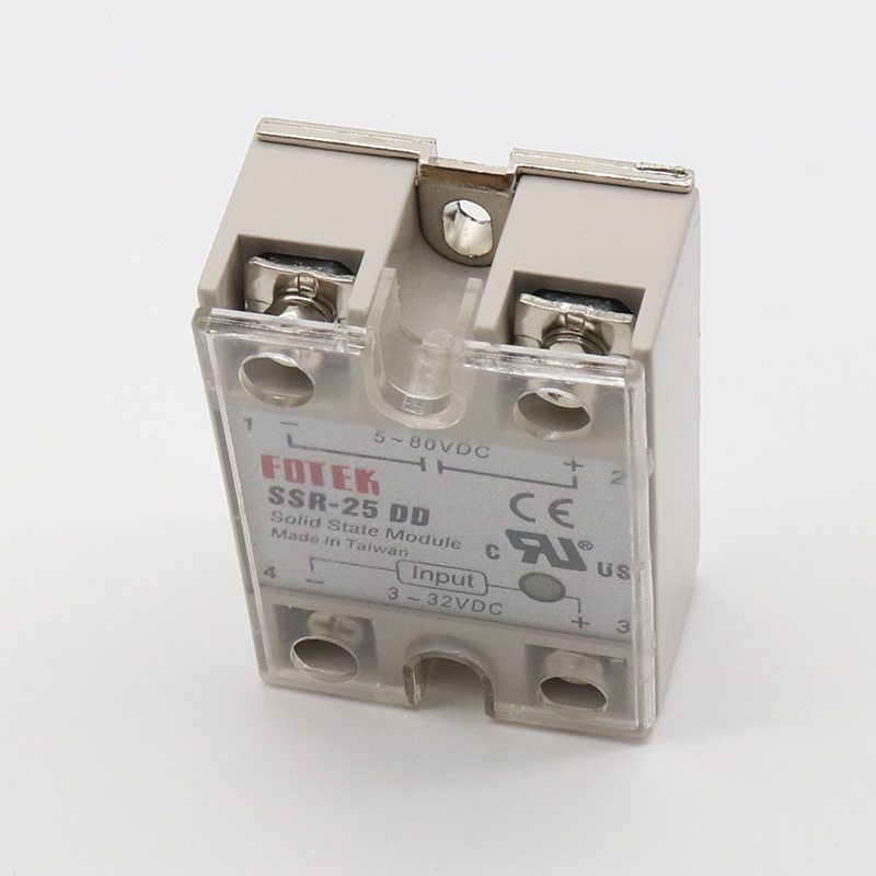 25DD Ssr Ingang 3 ~ 32VDC Belasting 5 ~ 80VDC Dc Eenfase Dc Solid State Relais