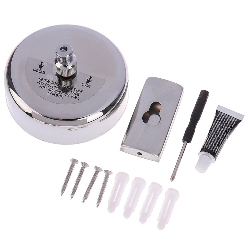 Portable Stainless Steel Retractable Clothes Dryer Organiser Clothes Drying Rack Rope Clothesline Indoor Outdoor Laundry Hanger