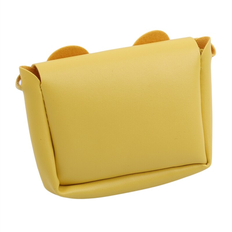 Mini sac à bandoulière en pu pour enfants, joli sac à bandoulière jaune pour filles, sac à main princesse, joli sac messager d'anniversaire