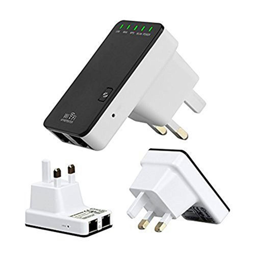 300Mbps Wifi Range Extender Signaal Booster Mini Repeater Router Met 2 Ethernet-poort En Wps Functie 3 In 1