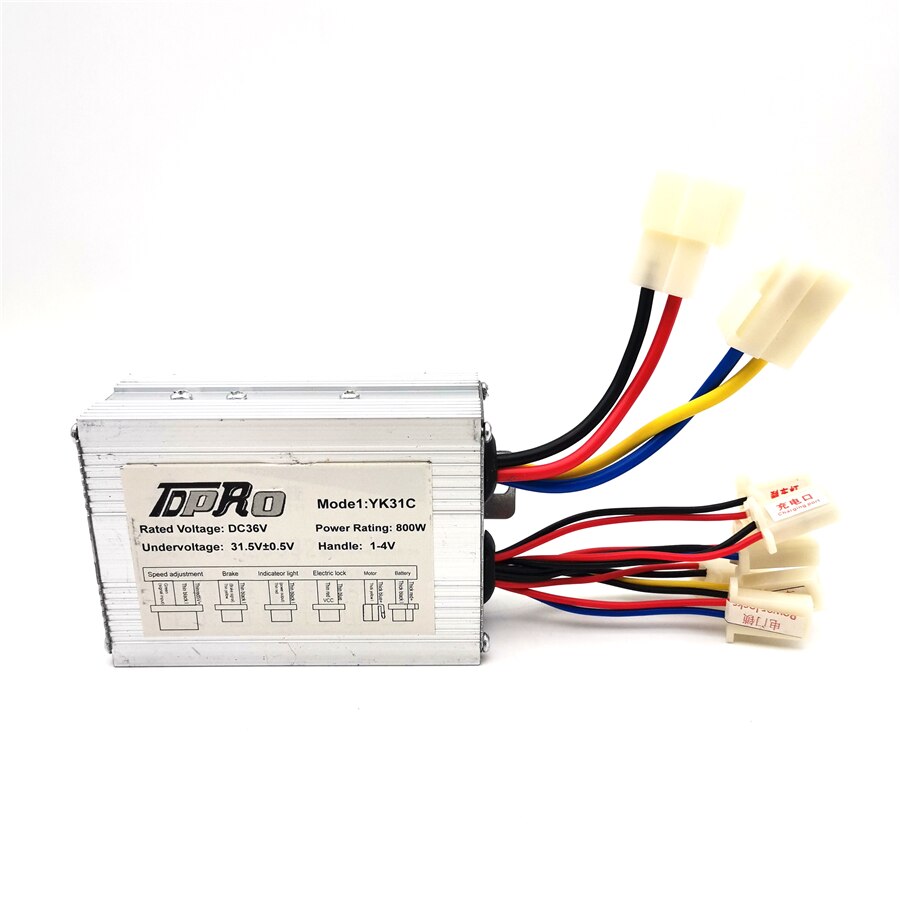 36V 800W Motor Speed Controller Voor Elektrische Fiets E-Bike Scooter Borstelloze