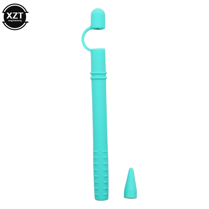 Suitable for Apple Pencil Silicone Pen Case iPad Accessories Anti All Inclusive Anti Loss Protective Case: green
