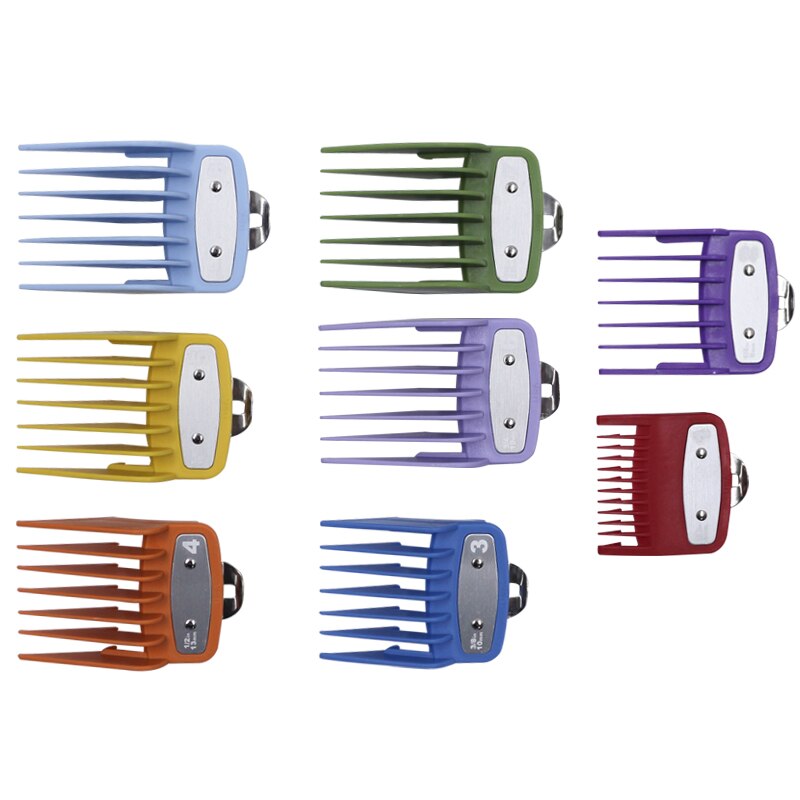 8 sizes colorful guide comb sets extra 1.5/4.5 mm ... – Vicedeal