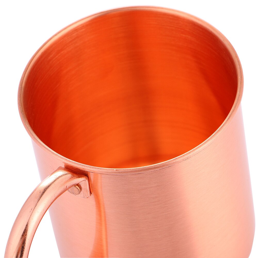 100%  rena koppar moscow mule mugg solid slät utan innerfoder för cocktail kaffe öl mjölk vatten