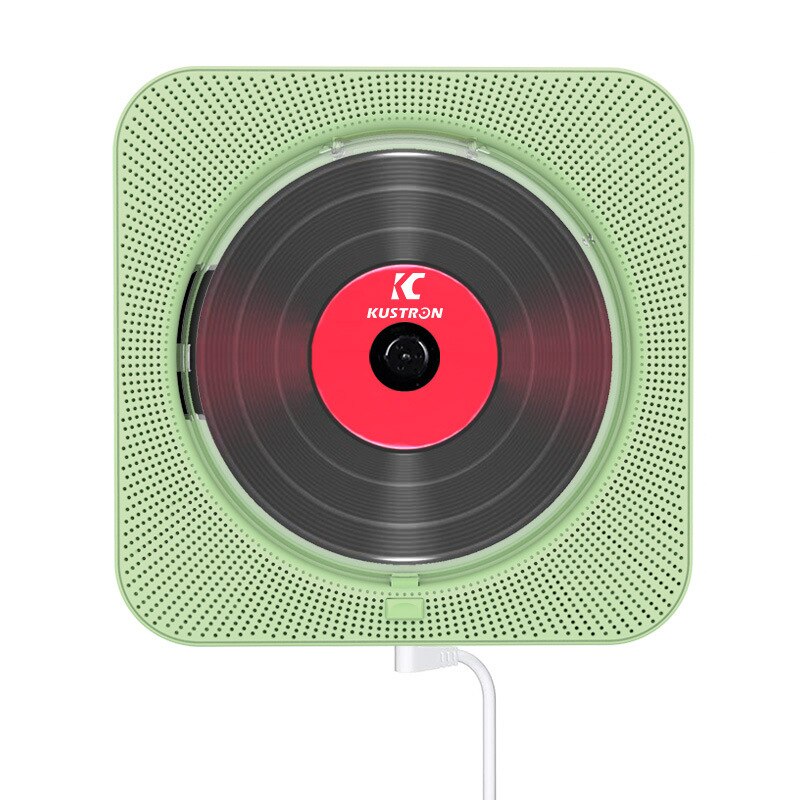 Creatieve Muur Gemonteerde Bluetooth Cd-speler Mp3, student Herhaal Cd Speler Radio Fm Ingebouwde Bluetooth Draadloze Afstandsbediening
