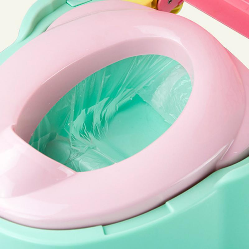 Rensepose til barnetoalett, babytoalett, avføringspose, engangserstatningspose, snor, babybleier og toalettopplæringe