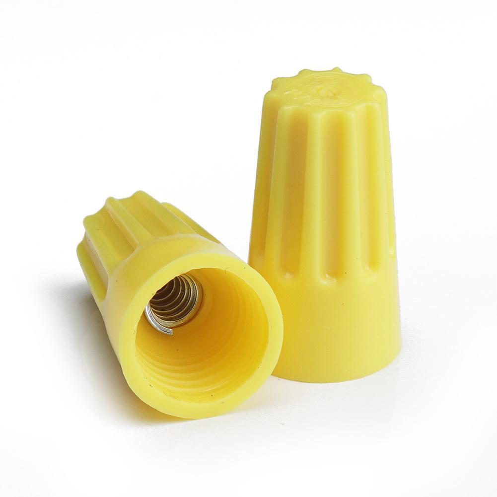 158 PCS Electrical Wire Connectors Screw Terminals with Spring Insert Twist Nuts Caps Connection Assortment Set