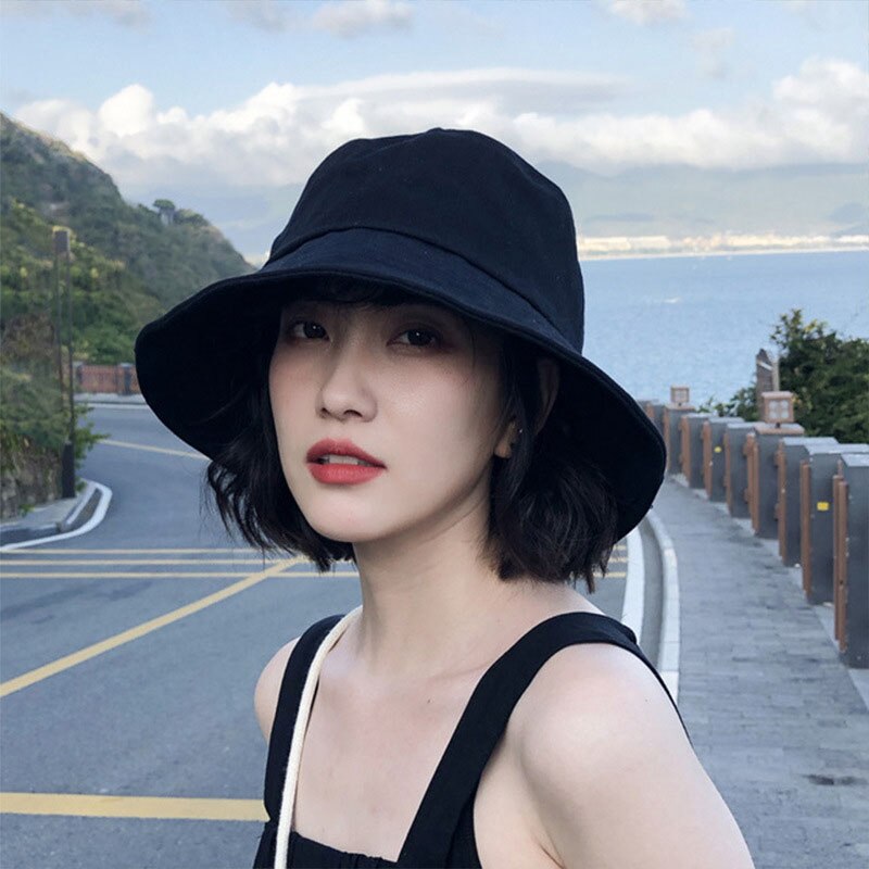 Chapeau Fedoras en laine pour femme, classique, couleur unie, en feutre, à bord plat, Jazz, seau, hiver, printemps et été