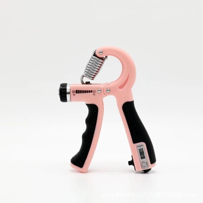 Fitness Grip Equipment Forearm Exerciser Training Gripper: pink
