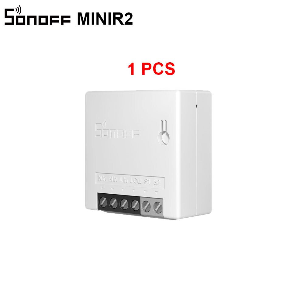 Itead SONOFF Mini Wifi Clever Relais 2 Weg Schalter Drahtlose e-WeLink APP Fernbedienung Licht Schalter 220V an aus Schalter: 1Stck MINIR2