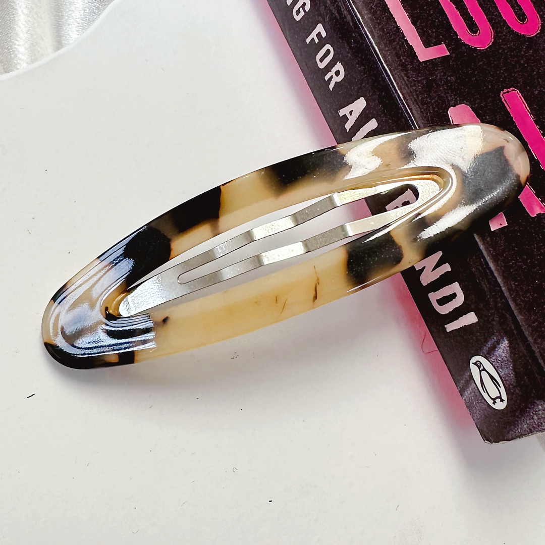Neue modische Acetat-Druckknöpfe für Mädchen und Frauen, Haarspangen, seitliche Clips, Haar-Accessoires,: YELLOW