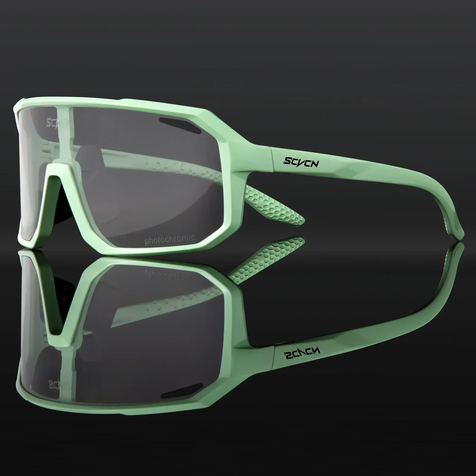 SCVCN-gafas fotocromáticas deportivas para hombre y mujer, lentes de sol para ciclismo con protección UV400, para exteriores, para ciclismo de montaña y senderismo