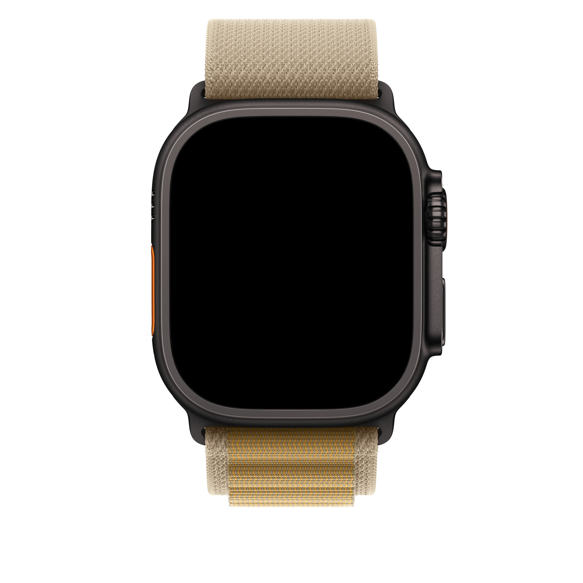 URVOI Band für Apfel Uhr Ultra 2 1 Armbinde Serie 10 9 8 7 6 SE alpin Schleife schwarz G-Haken-Verschluss gewebtes Polyester für iWatch 49 mm