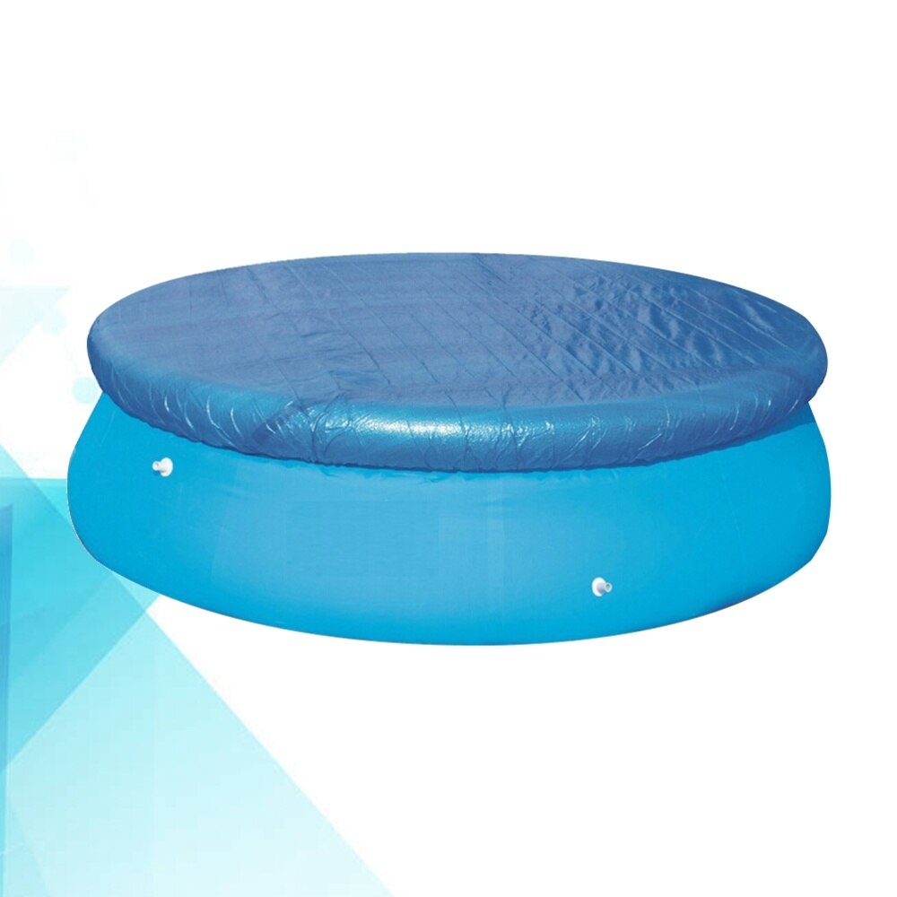 457Cm/15ft Diameter Ronde Easy Set Zwembad Cover Voor Frame Zwembaden Opblaasbare Zwemmen Snelle Set Zwembad: Default Title