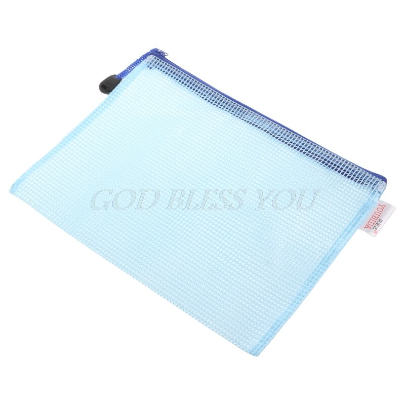 A3 Gridding Waterproof Zip Bag Document Pen Filing Products Pocket Folder Office & School Supplies Folder