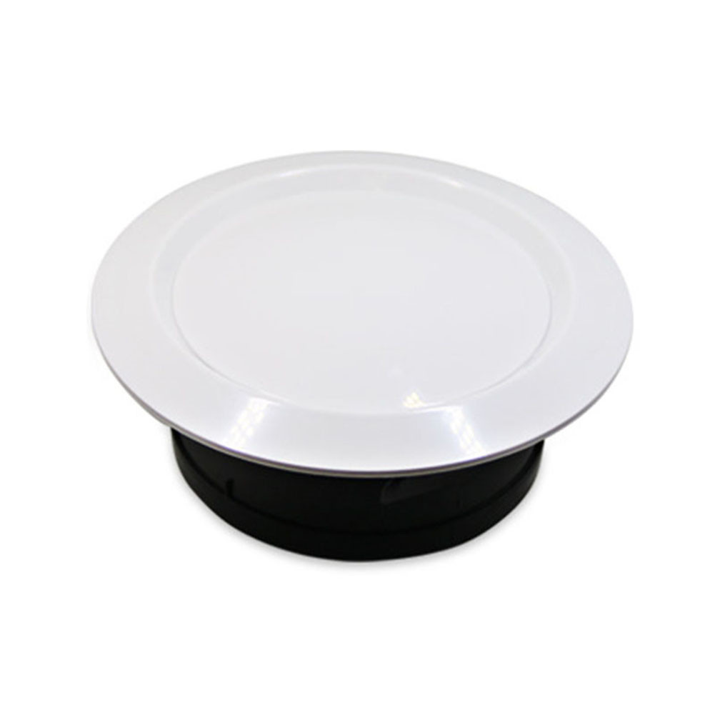 Round Air Ventilation Cover Wall Hole Abs Air Outlet Vent Cap Exhaust Grille Wall Ceiling Ducting Heating Cooling 125mm 150mm