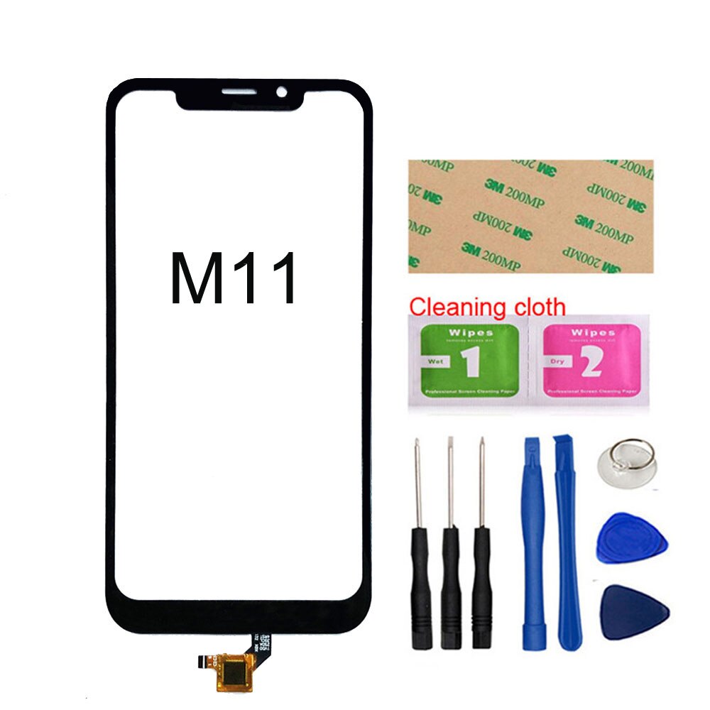 Touchscreen For Leagoo M13 M12 M11 M10 Touch Screen Digitizer r Sensor Glass Panel Assembly Replacement: M11 Black Tool