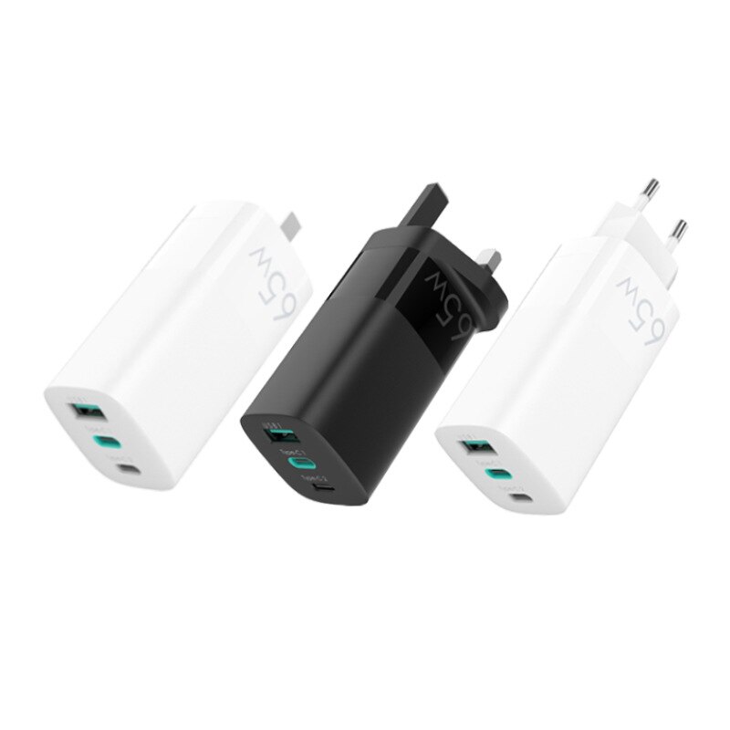 Nohon 65W GaN PD USB C Charger for iPhone Charger Fast Quick Charge Portable Cargador for MacBook Tablet