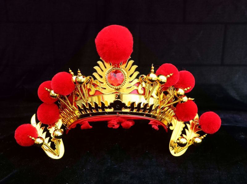 Cappelli da sposo da sposa Vintage ▾ per adulti cappelli da musica lirica di pechino cappelli da ballo tradizionali cinesi copricapo Festival puntello: 8