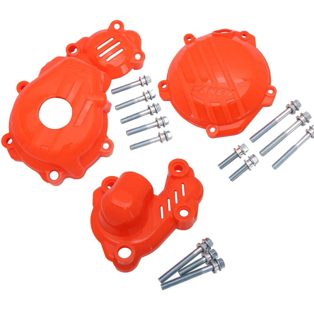 Couvercle de protection d'allumage de pompe à eau | Pour KTM -350 FC250 FX350: orange set