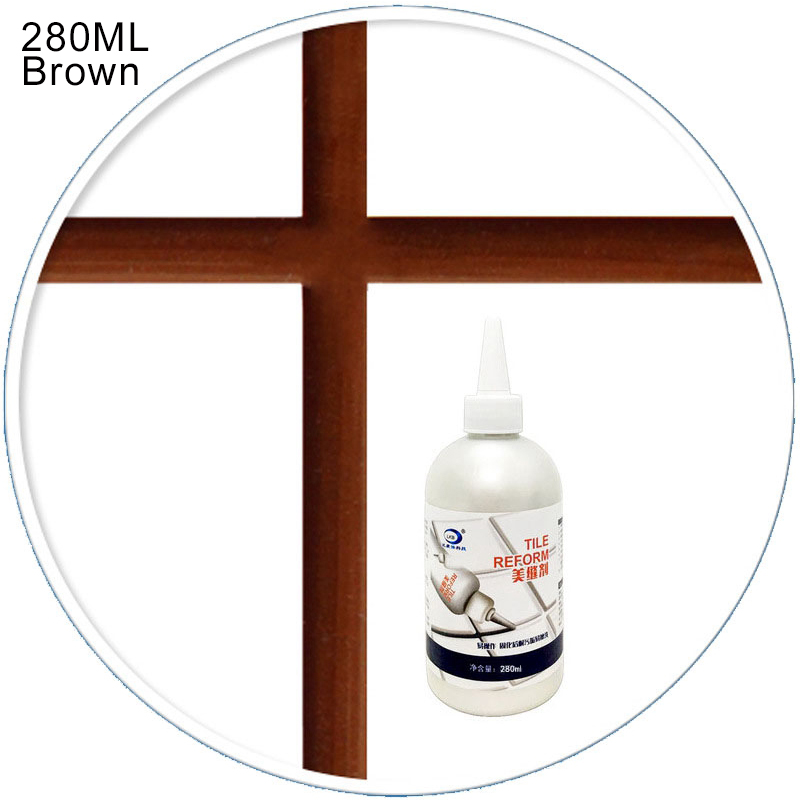 280ml Tile Repair Glue Refill Agent Epoxy Waterproof Grout Sealant for Floor Seam Gap Repair Mouldproof Restore Tile Grout Lines