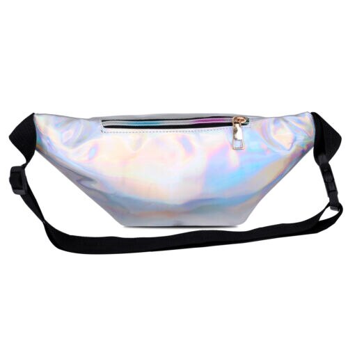 Women Travel Waist Fanny Crossbody Pack Belt Pouch Hip Bum Bag Purse Wallet Black Gold Pink Silver